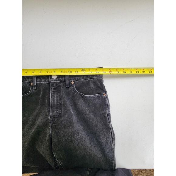 Vintage Levis 505 Jeans Womens 8 L Black Low Rise Straight Leg Denim Red Tab USA - Picture 10 of 13